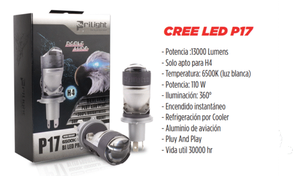 CREE LED P17 (H4)
