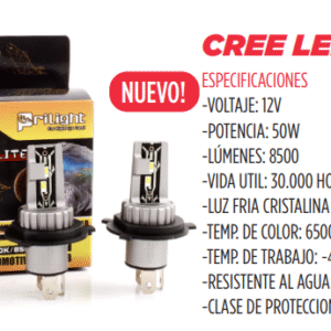 CREE LED PE2 (H1, H3, H7, H11, 9005, 9006, 880, H4)